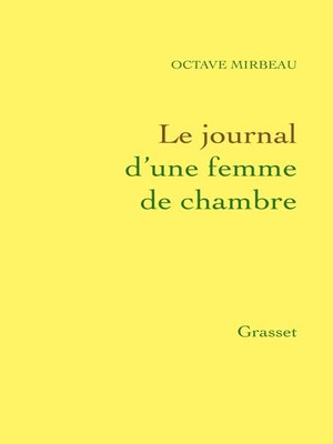 cover image of Le Journal d'une femme de chambre